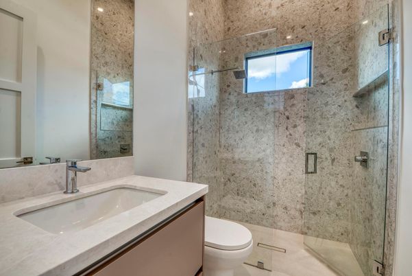 Bathroom, Glass Shower, Interior