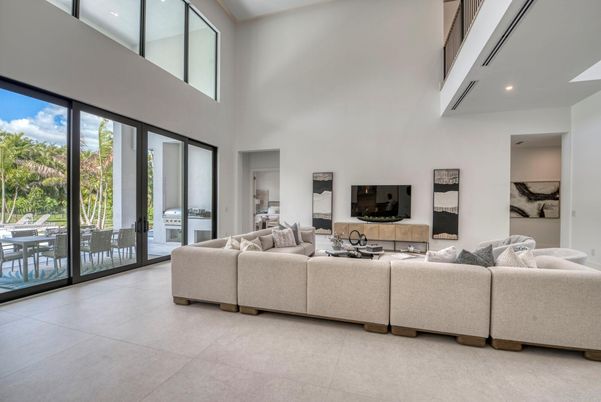 Interior, Living room, Recessed Lighting