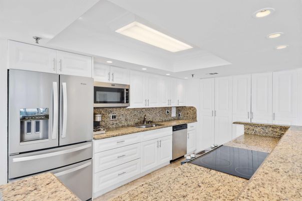 Interior, Kitchen, Recessed Lighting, Stainless Steel Appliances