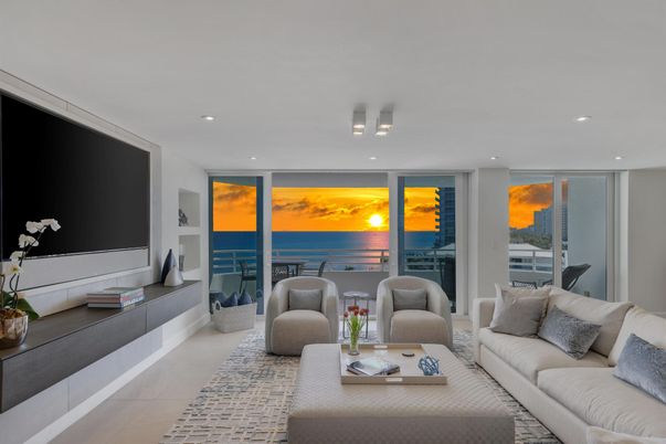 Interior, Living room, Recessed Lighting, Water