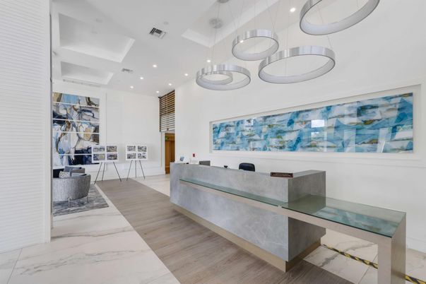 Interior, Marble, Pendant Lights, Recessed Lighting, Wood Texture Flooring
