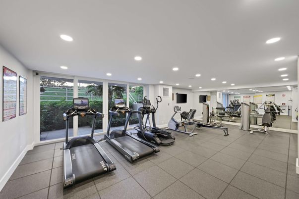 Fitness Equipment, Gym, Interior, Recessed Lighting
