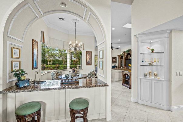 Chandelier, Interior, Kitchen, Recessed Lighting