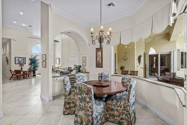 Chandelier, Dining room, Interior, Recessed Lighting