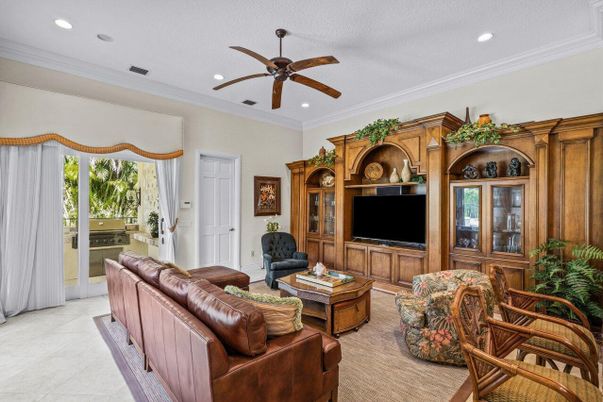 Interior, Living room, Recessed Lighting