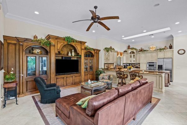 Interior, Kitchen, Living room, Recessed Lighting, Stainless Steel Appliances