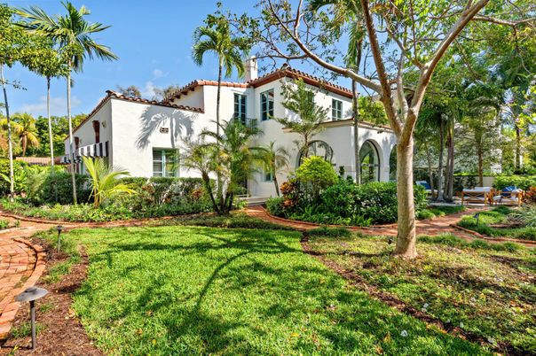 Backyard, Exterior, Facade, Spanish Mediterranean