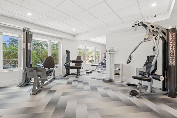 Fitness Equipment, Interior, Recessed Lighting