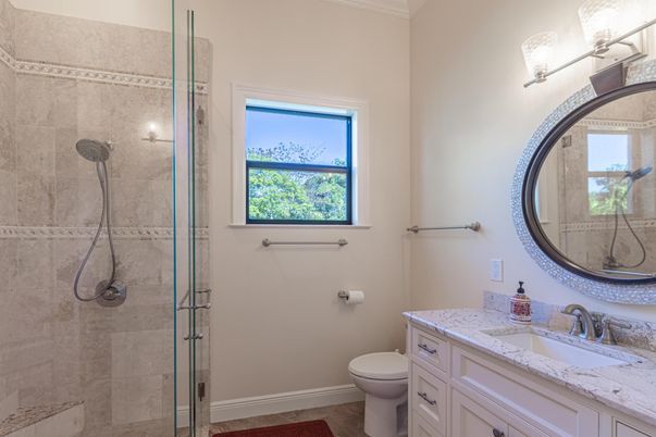 Bathroom, Glass Shower, Interior