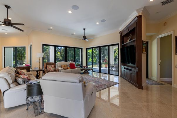 Interior, Living room, Recessed Lighting