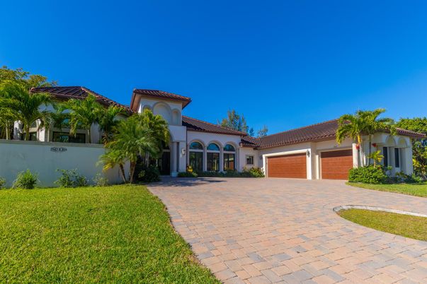 Attached, Backyard, Exterior, Facade, Spanish Mediterranean