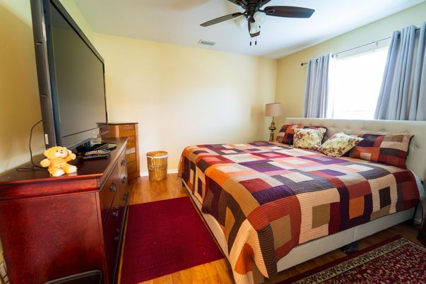 Bedroom, Interior, Wood Texture Flooring