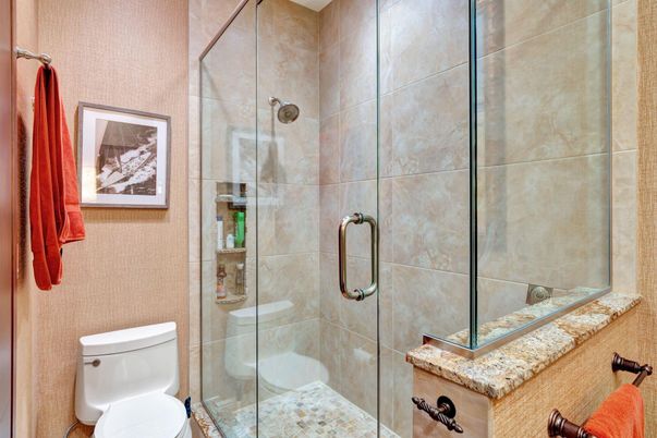 Bathroom, Glass Shower, Interior