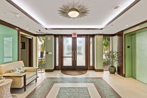 Elevator, Interior, Recessed Lighting