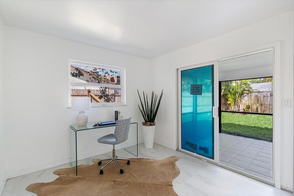 Home Office, Interior, Marble