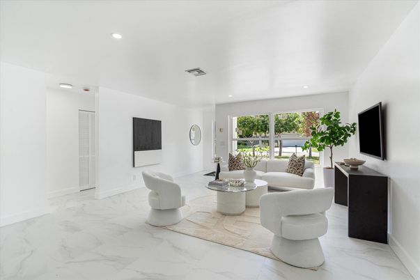 Interior, Living room, Marble, Recessed Lighting