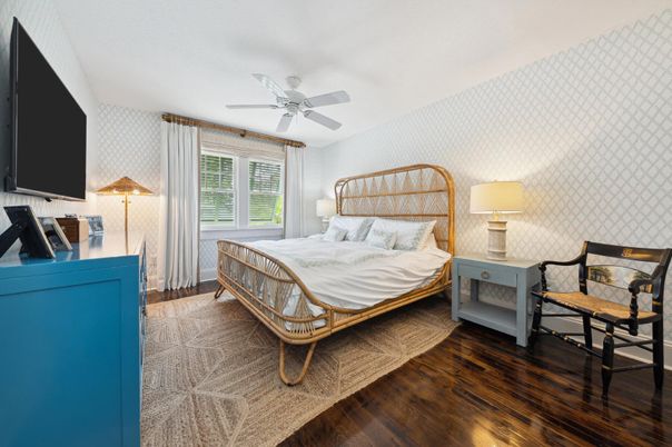 Bedroom, Interior, Wood Texture Flooring