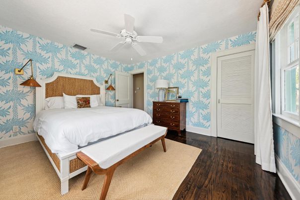Bedroom, Interior, Wood Texture Flooring