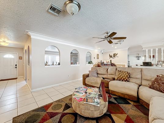 Interior, Living room, Recessed Lighting