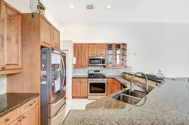 Interior, Kitchen, Recessed Lighting, Stainless Steel Appliances
