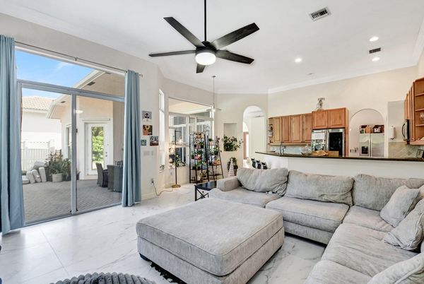 Interior, Kitchen, Living room, Marble, Recessed Lighting