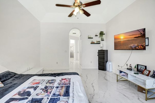 Home Office, Interior, Marble
