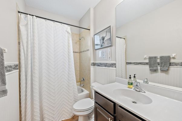 Bathroom, Interior, Wood Texture Flooring