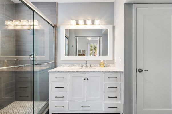 Bathroom, Glass Shower, Interior