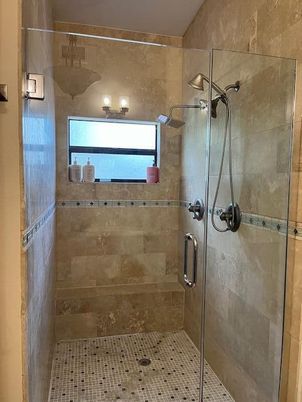 Bathroom, Glass Shower, Interior