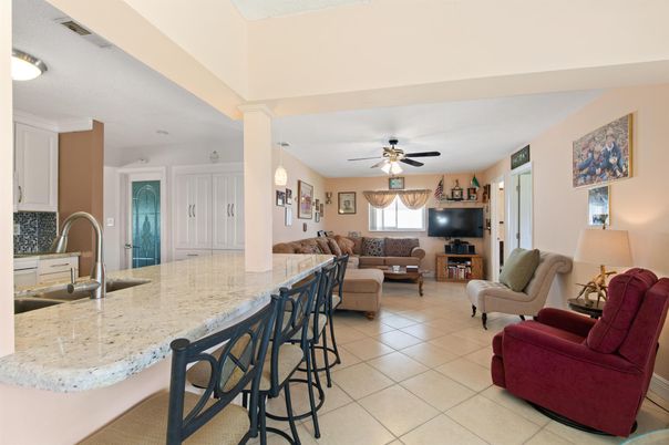 Interior, Kitchen, Living room