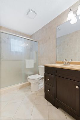 Bathroom, Glass Shower, Interior
