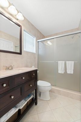 Bathroom, Glass Shower, Interior