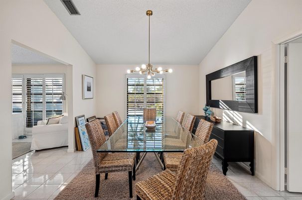 Dining room, Interior, Pendant Lights