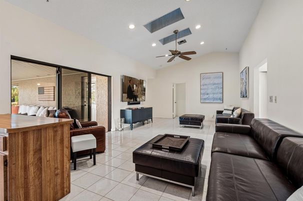 Interior, Living room, Recessed Lighting