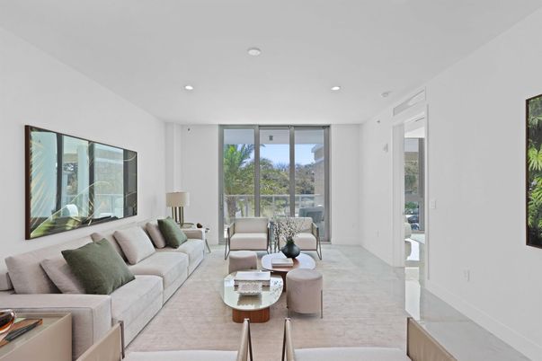 Interior, Living room, Recessed Lighting