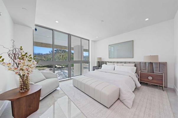 Bedroom, Interior, Recessed Lighting