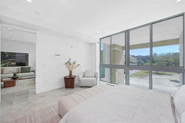 Bedroom, Interior, Recessed Lighting