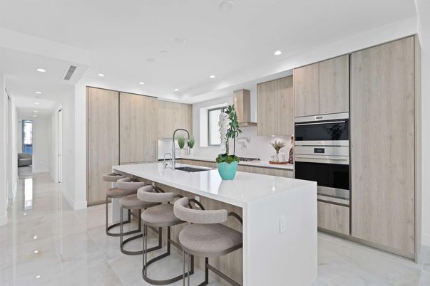 Interior, Kitchen, Recessed Lighting, Stainless Steel Appliances
