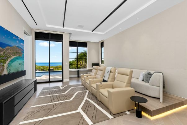 Interior, Living room, Recessed Lighting, Water, Wood Texture Flooring