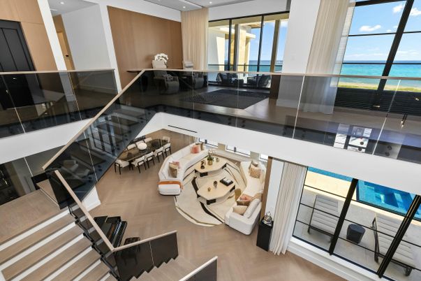 Bedroom, Interior, Pendant Lights, Recessed Lighting, Wood Texture Flooring