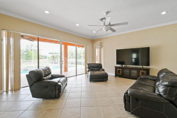 Interior, Living room, Recessed Lighting