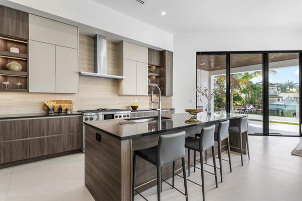 Interior, Kitchen, Recessed Lighting, Stainless Steel Appliances
