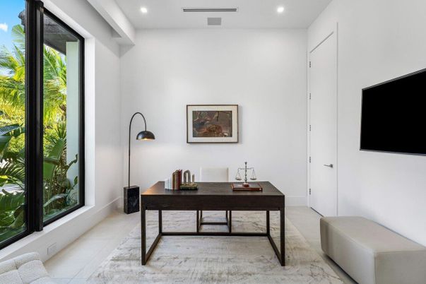 Home Office, Interior, Recessed Lighting