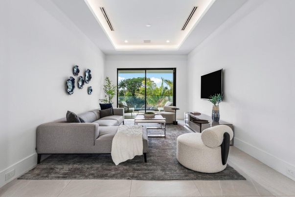 Interior, Living room, Recessed Lighting