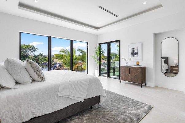Bedroom, Interior, Recessed Lighting