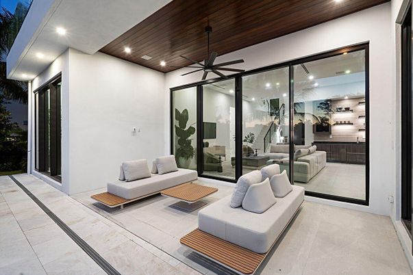 Interior, Living room, Recessed Lighting, Wooden Ceilings