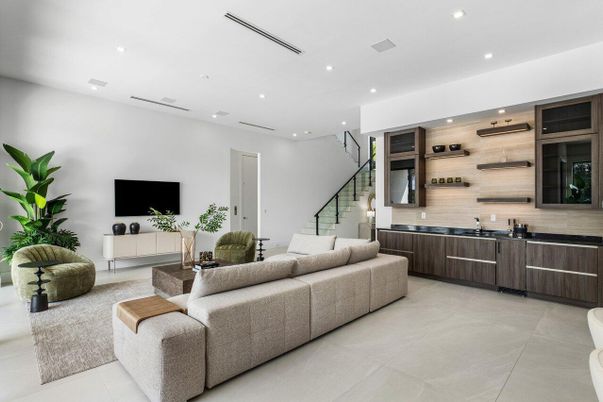 Interior, Living room, Recessed Lighting
