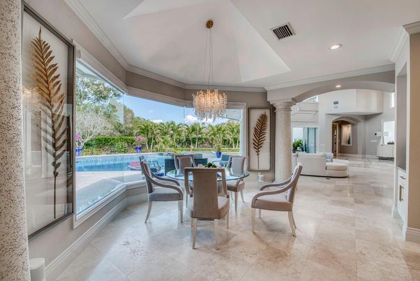 Chandelier, Dining room, Interior, Recessed Lighting