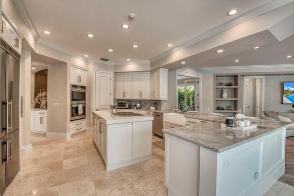 Interior, Kitchen, Recessed Lighting, Stainless Steel Appliances