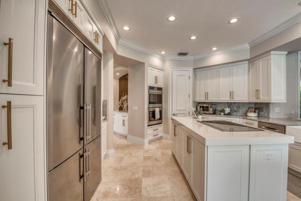 Interior, Kitchen, Recessed Lighting, Stainless Steel Appliances